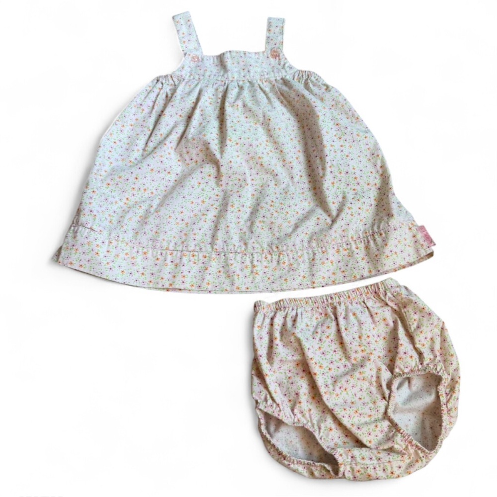 Carter’s Vintage Baby Girl Two- Piece Outfit Bloomers 24 Months Pink Floral